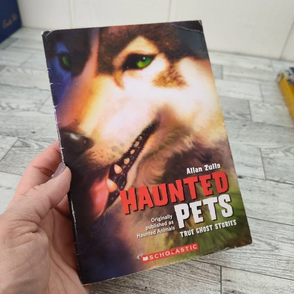 Haunted Pets by Allan Zulle Scholastic True Ghost Stories Paperback Book Kids YA